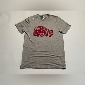 NEW-Mens - B-Unlimited Short Sleeve T-Shirt Cotton Blend MUSS BUS Gray